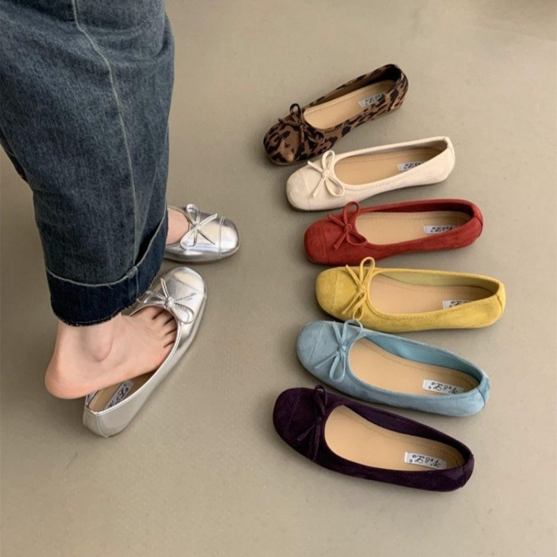 Women'S Shoes Red Bottoms - 2025 봄/가을 신상 프랑스 레트로 소프트