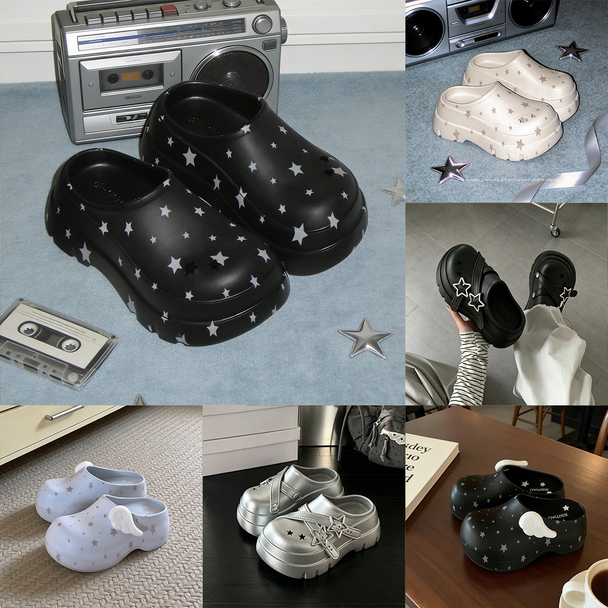 Women'S Shoes Clogs - 여성용 여름 신상 플랫폼 슬리퍼, 트렌디한