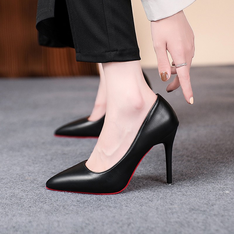 섹시한 패션 레드 단독 여성 펌프 매트 가죽 스틸레토  - Women'S Shoes Red Bottoms 리뷰 및 가격