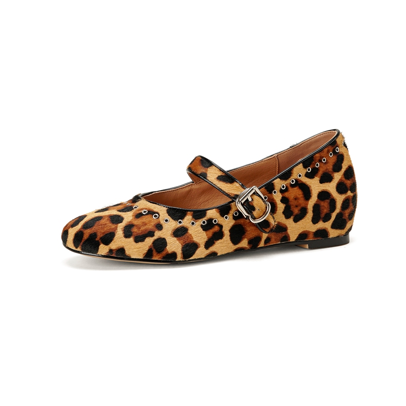 핫세일 레오파드 말털 가을 봄 발레 플랫 라운드 토 얕 - Women Shoes Mk 리뷰 및 가격