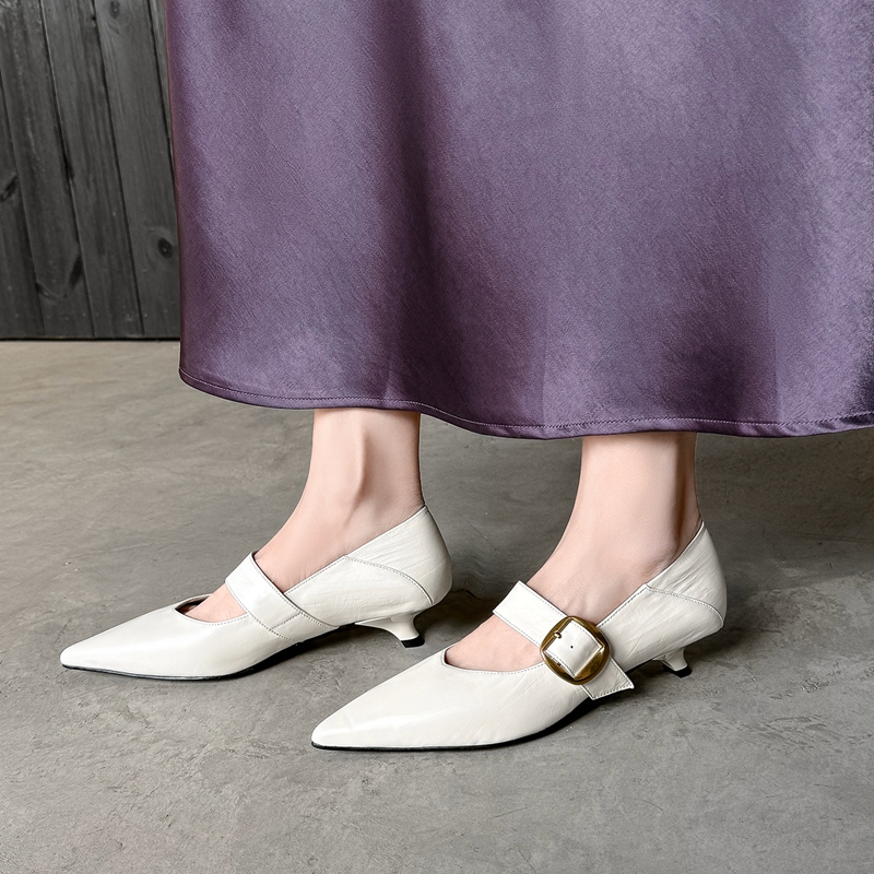 2026 새로운 가을 정품 가죽 여성 신발 뾰족한 발가 - Women Shoes Mk 리뷰 및 가격