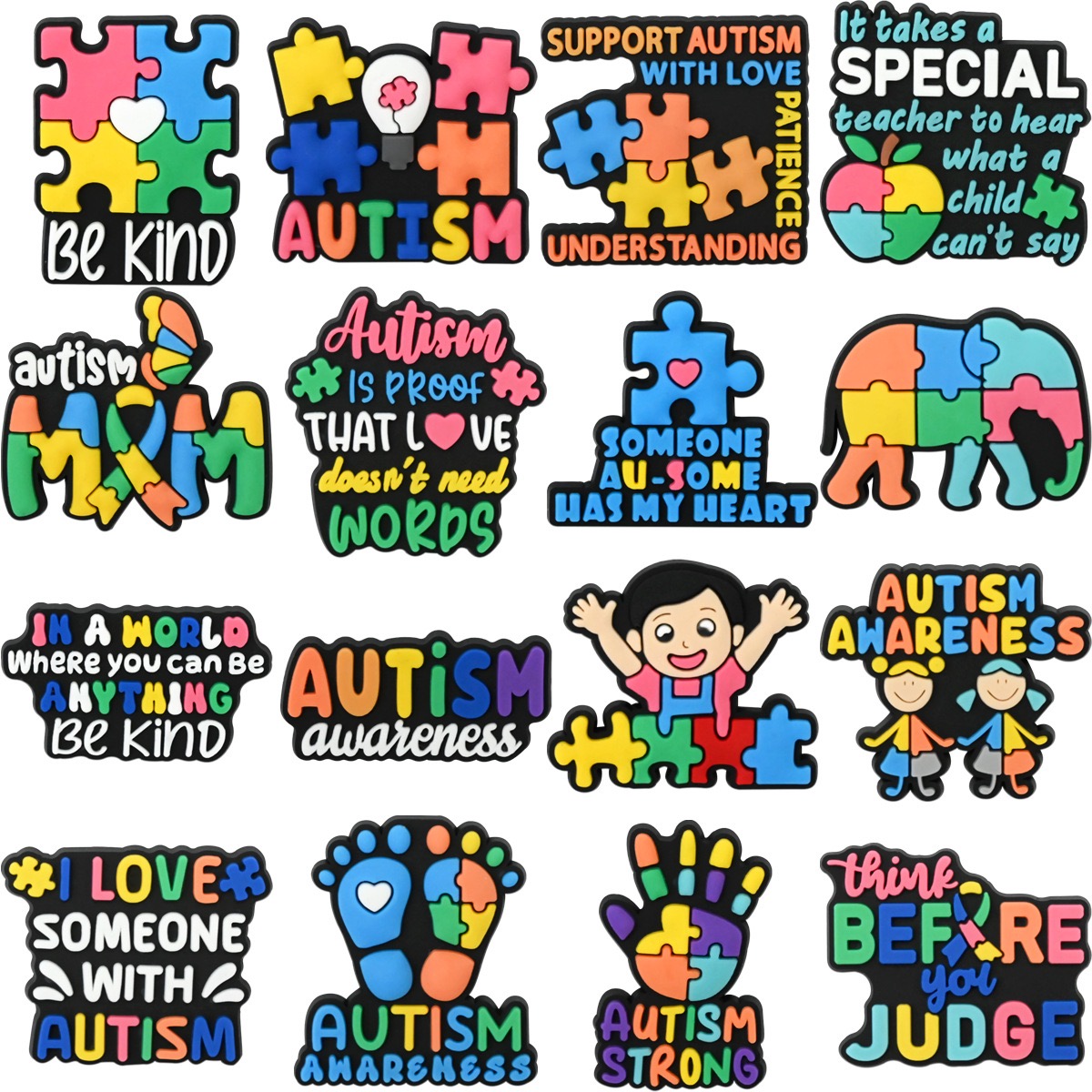 16-100pcs Be Kind 자폐증 신발 버클 샌들 - Women Shoes Kinds 리뷰 및 가격