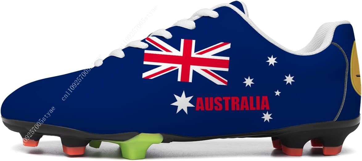 호주 국기 축구 신발 남성 여성 축구화 PU 스니커즈  - Women Shoes In Australia 리뷰 및 가격