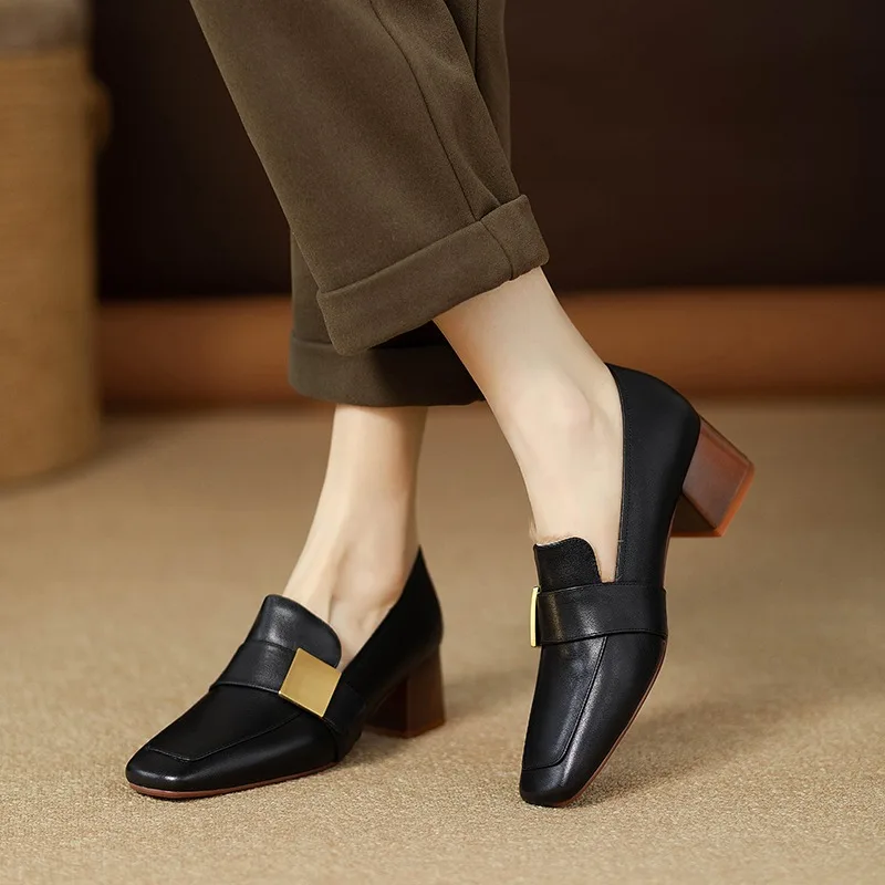 여성 패션 가죽 펌프스 우아한 슬립온 데일리 슈즈 신상 - Women Shoes Jeans 리뷰 및 가격