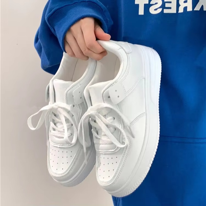 여성용 흰색 캐주얼 신발, 봄/가을 신상품, 두꺼운 밑 - Women'S Shoes For Fall 리뷰 및 가격