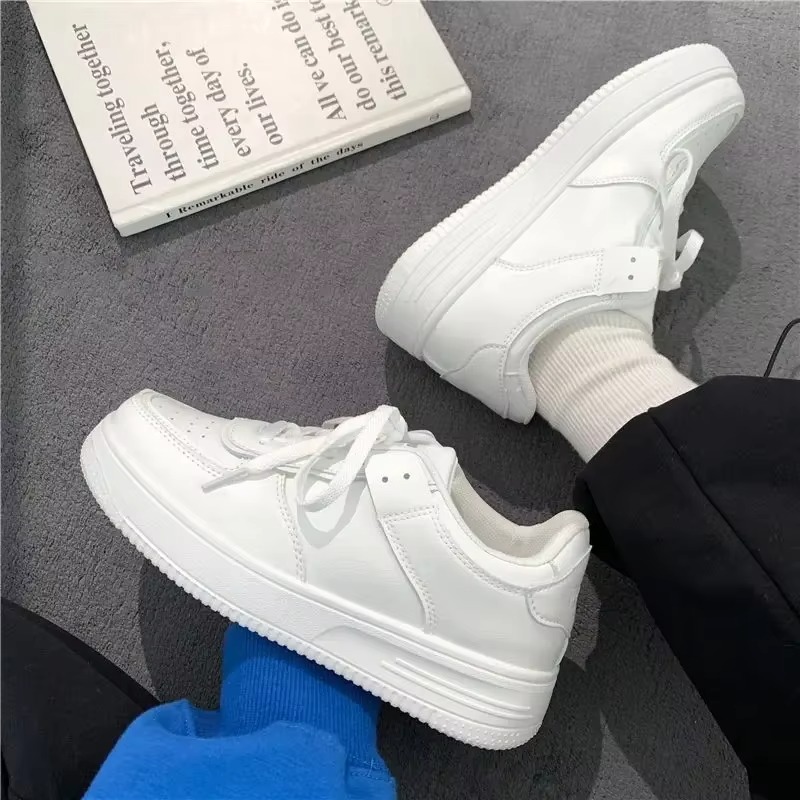여성용 흰색 캐주얼 신발, 봄/가을 신상품, 두꺼운 밑 - Women'S Shoes For Fall 리뷰 및 가격