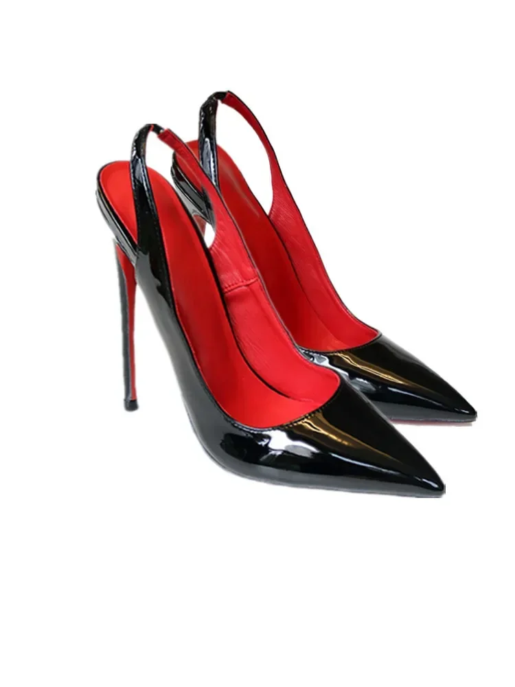 뒷면 스트랩 빨간색 바닥 빨간색 내부 울트라 하이힐 슬 - Women'S Shoes Red Bottoms 리뷰 및 가격