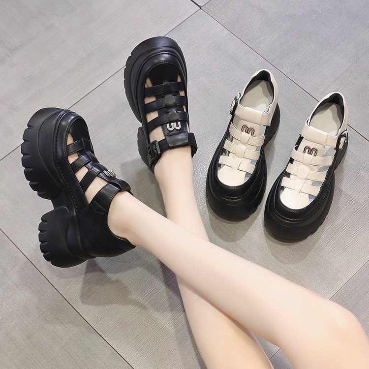 샌들 여름 신상품 두꺼운 바닥 스폰지 케이크 바닥 미끄 - Women'S Shoes Red Bottoms 리뷰 및 가격