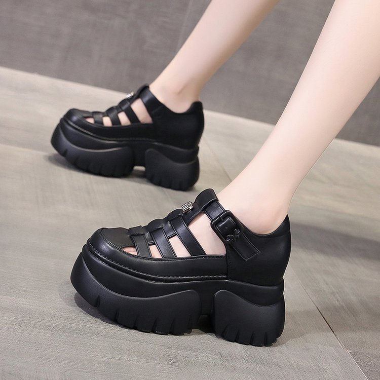 샌들 여름 신상품 두꺼운 바닥 스폰지 케이크 바닥 미끄 - Women'S Shoes Red Bottoms 리뷰 및 가격