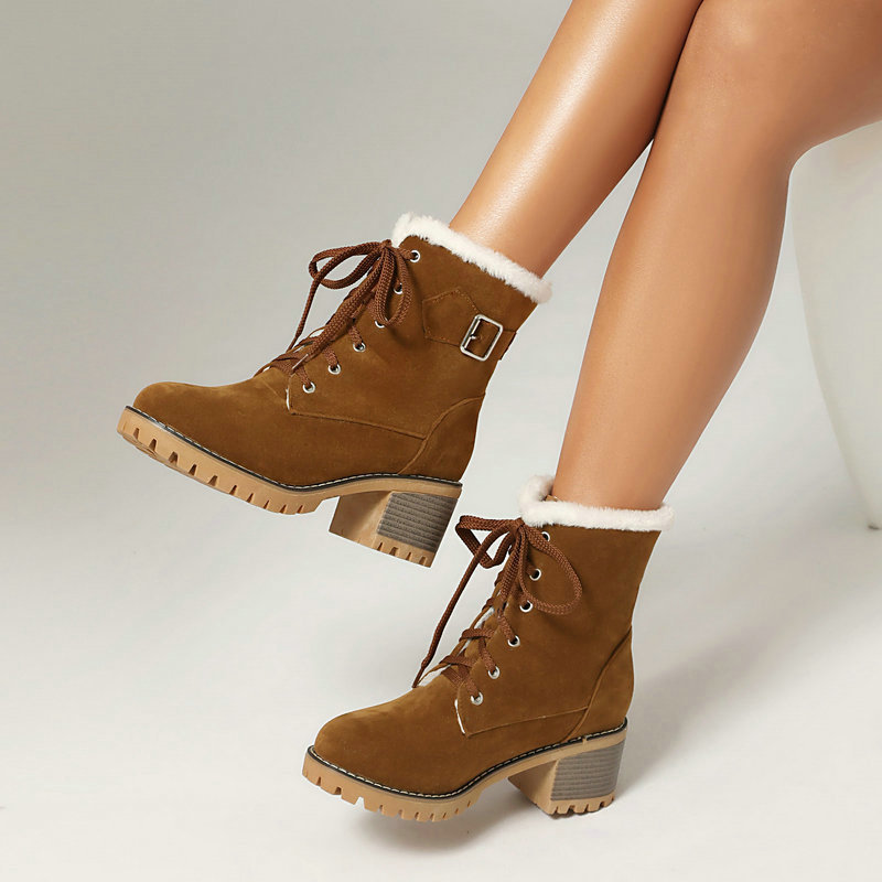 여성 겨울 스노우 부츠 스웨이드 퍼 안감 앵클 부츠 레 - Women'S Xti Shoes 리뷰 및 가격