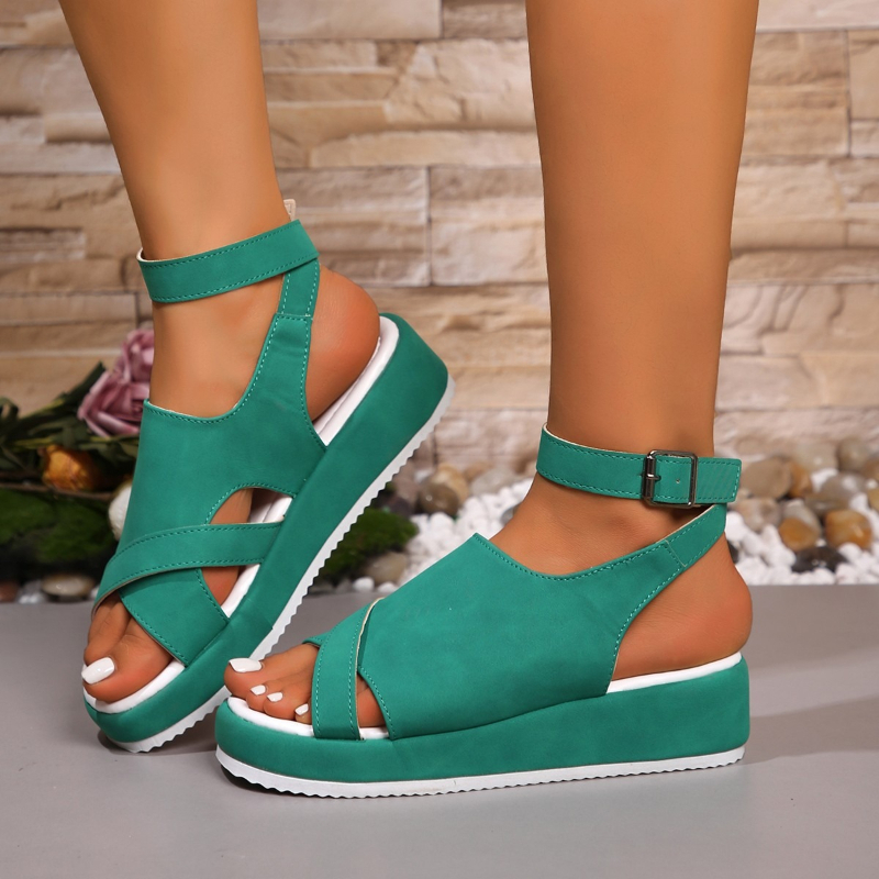 여름 여성 플러스 사이즈 청키 플랫폼 로만 샌들 두꺼운 - Women'S Shoes Wide Width 리뷰 및 가격