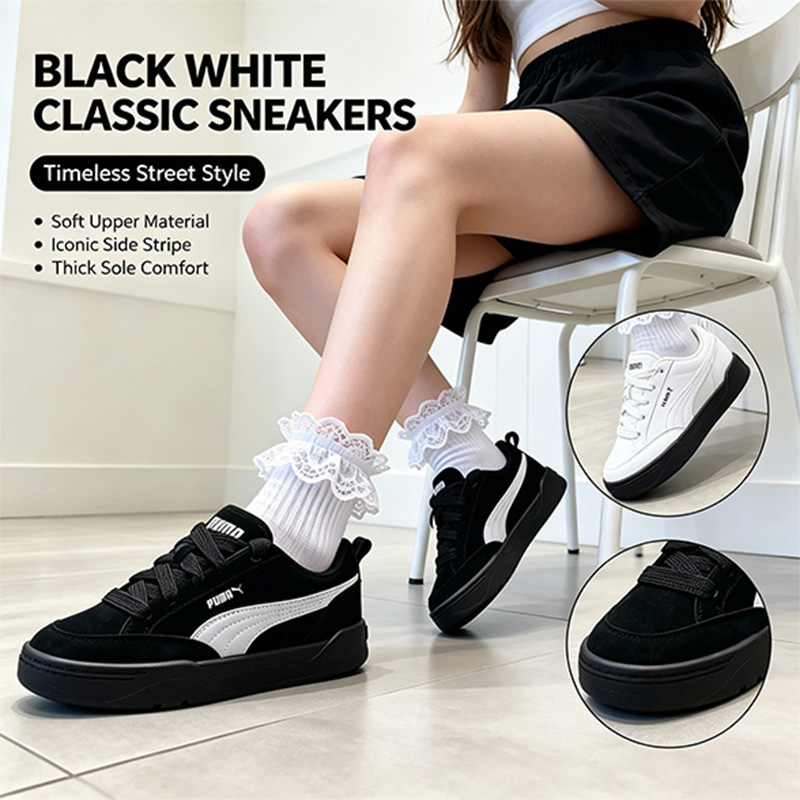 남성 푸마 401606-15 블랙 화이트 스웨이드 로우 - Women Shoes Puma 리뷰 및 가격