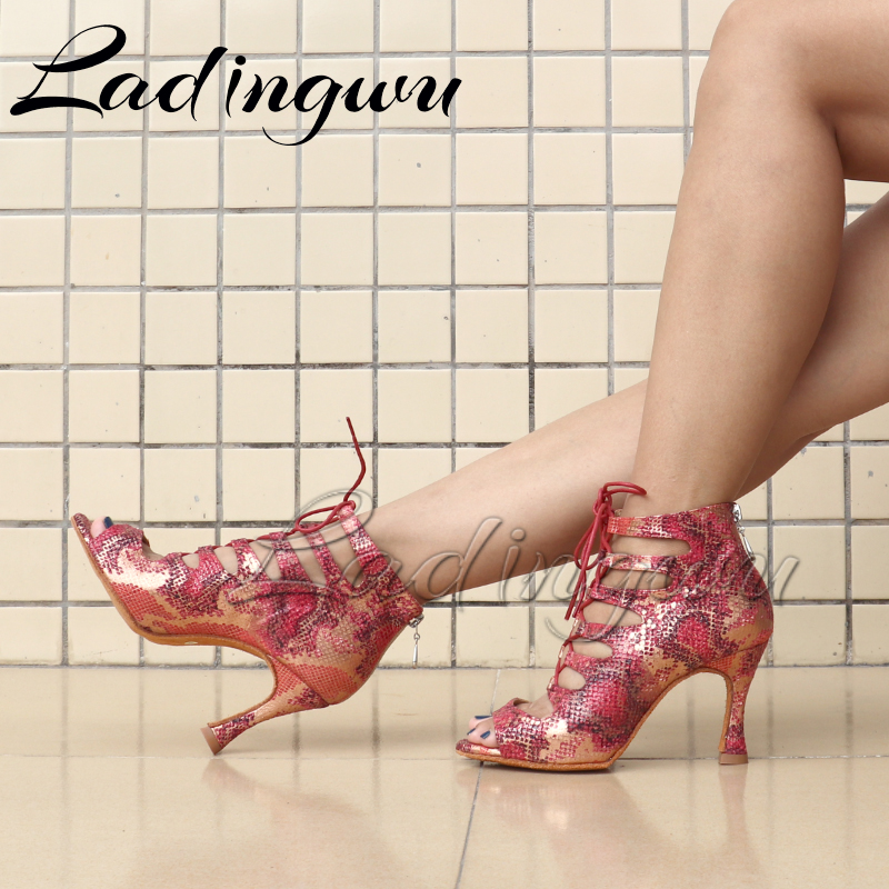 Ladingwu 여성용 라틴 부츠, 부드러운 바닥 댄스 - Women'S Shoes Red Bottoms 리뷰 및 가격