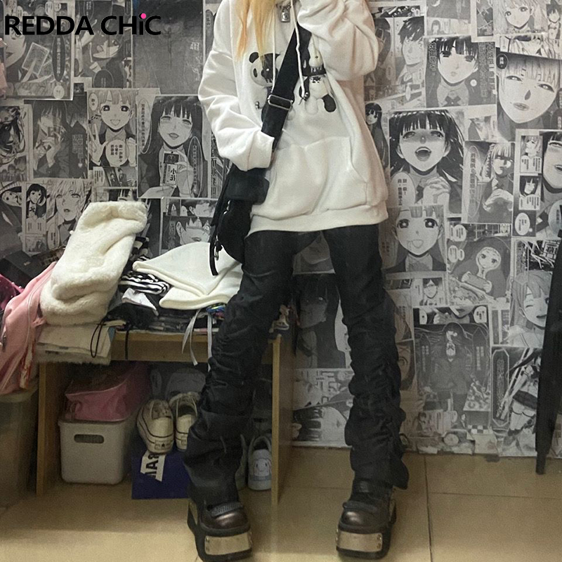 REDDACHIC 여성용 고스 로리타 블랙 팬츠, 캐주 - Women Shoes Jeans 리뷰 및 가격